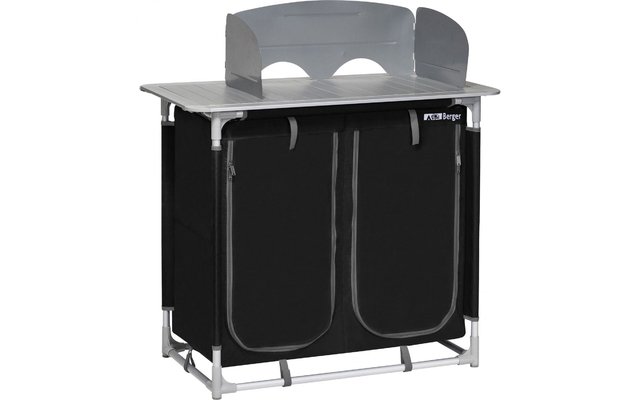 Berger Kitchen Box, 4 compartments, black